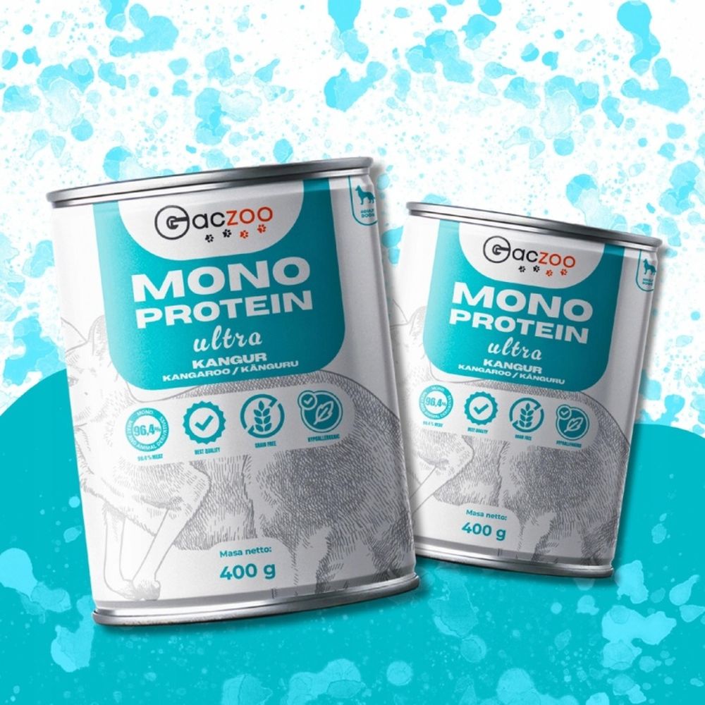 Gaczoo MONO Protein Ultra karma mokra dla psa Kangur 400g